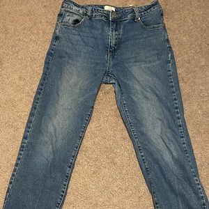 Blue Jeans/ Mid Slim Straight